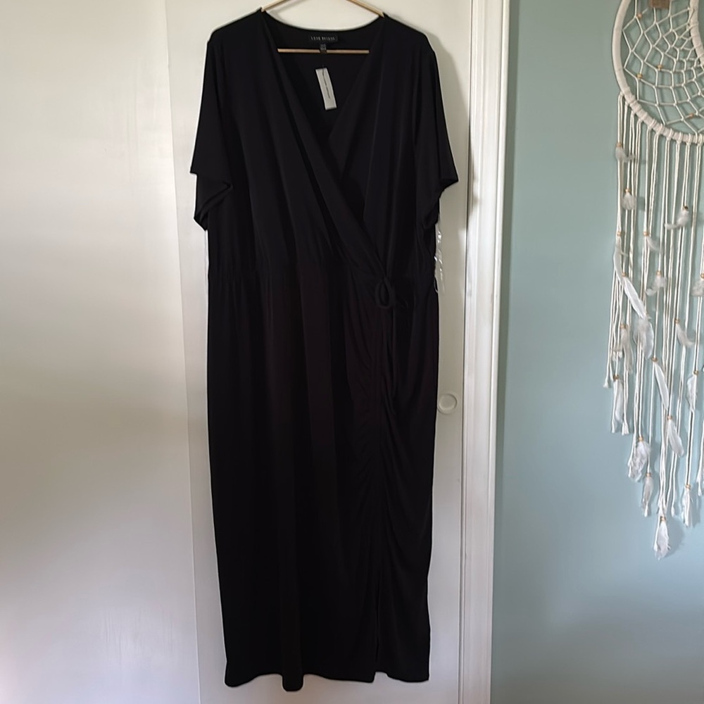 Lane Bryant long black dress